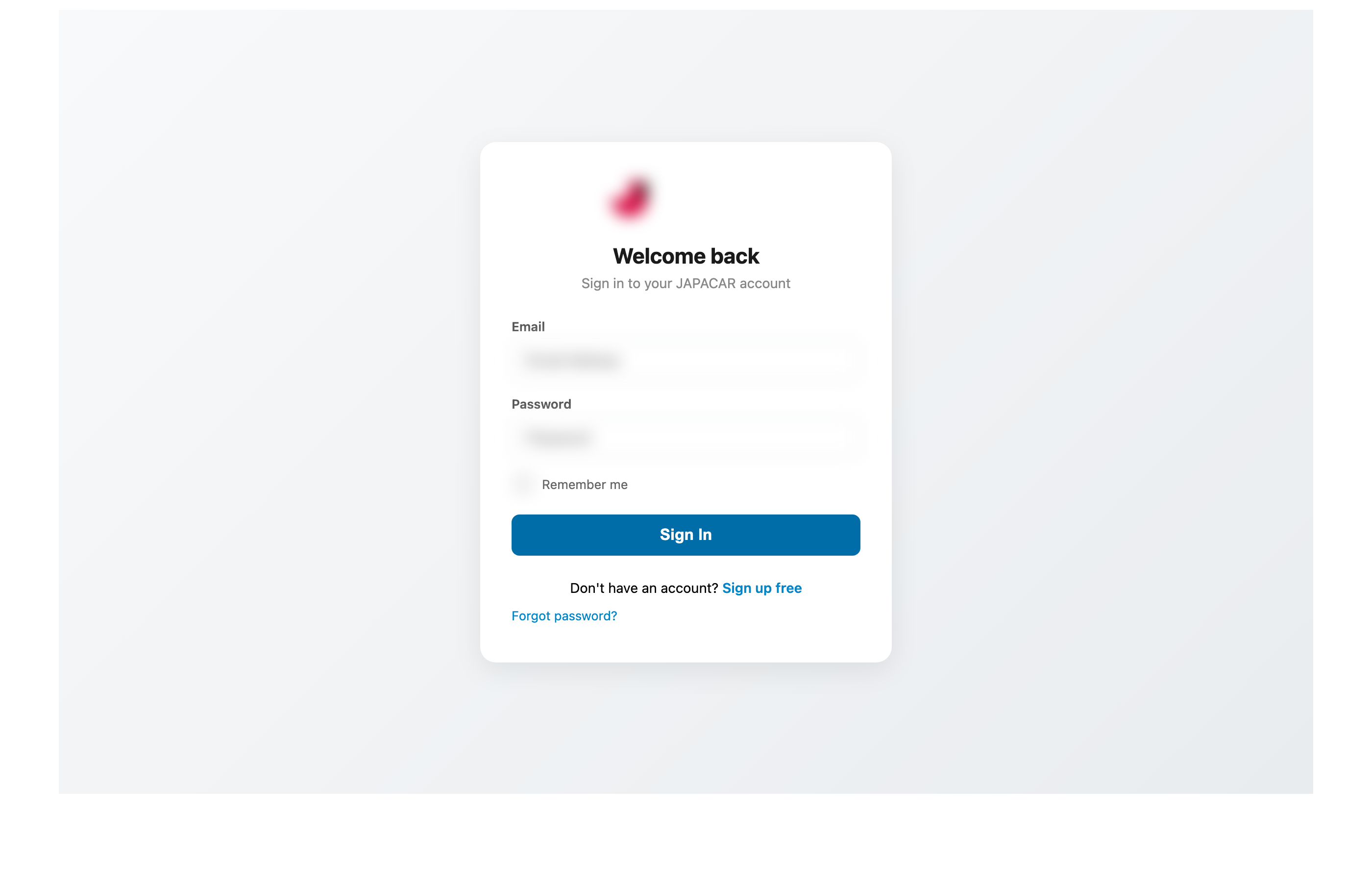 Buyer menu after login
